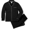 Men's Classic Pajama Set, Black - Pajamas - 1 - thumbnail
