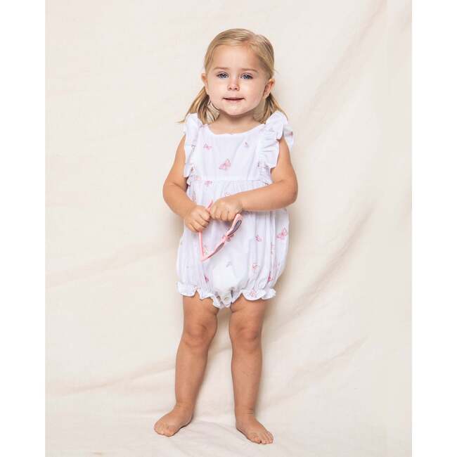 Ruffled Romper, Butterflies - Rompers - 2