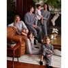 Men's Flannel Pajama Set, Grey - Pajamas - 5