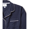 Men's Flannel Pajamas, Navy - Pajamas - 6 - thumbnail