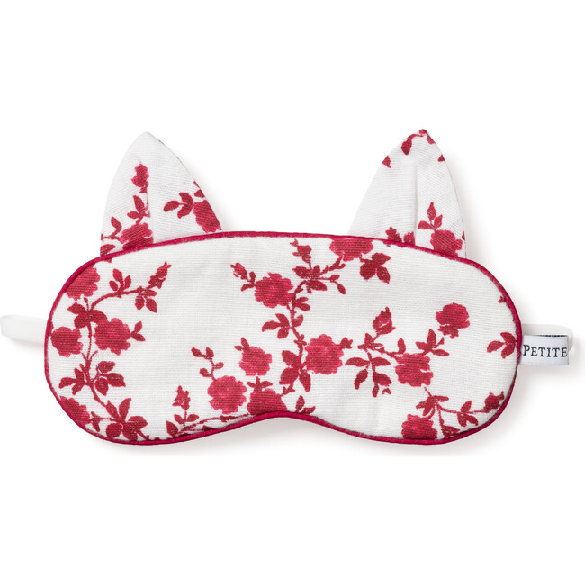 Kids Kitty Eye Mask, Knightsbridge Floral - Eye Masks - 1