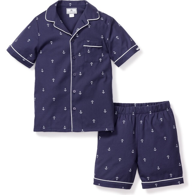 Classic Short Set, Portsmouth Anchors - Pajamas - 1
