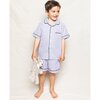 Classic Short Set, Navy French Ticking - Pajamas - 2 - thumbnail