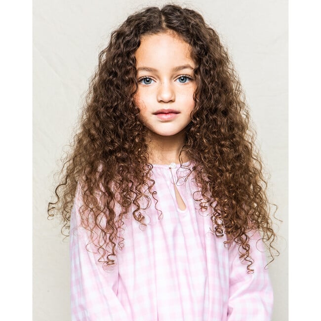 Delphine Nightgown, Pink Gingham - Pajamas - 3