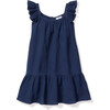 Celeste Nighdress, Navy Gauze - Dresses - 1 - thumbnail