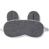 Bear-y Sweet Eye Mask, Heather Grey - Eye Masks - 1 - thumbnail