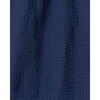Celeste Nighdress, Navy Gauze - Dresses - 6