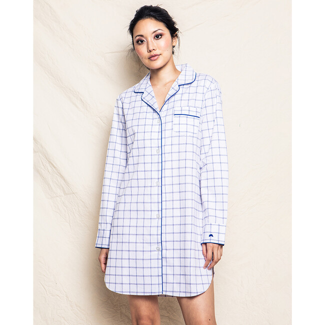 Women's Nightshirt, Tattersall - Pajamas - 2