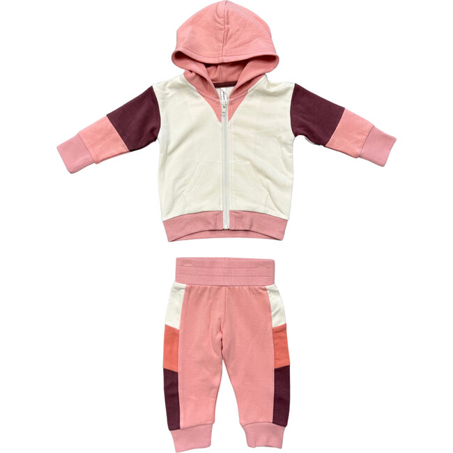 Long Sleeve Track Set Mellow Rose