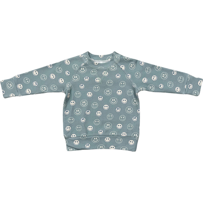 Boy's Raglan Sweatshirt Heart Eyes