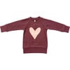 Girl's Raglan Sweatshirt Love in Mellow Rose - Sweatshirts - 1 - thumbnail