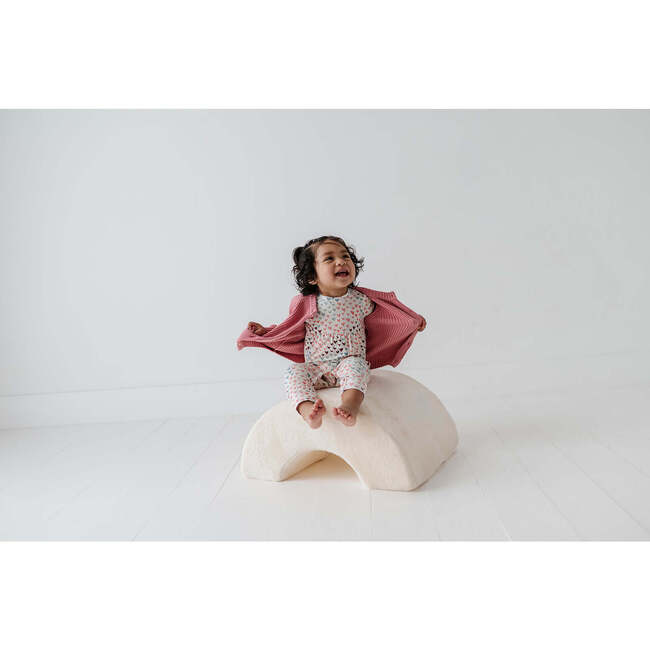 Girl's Short Sleeve Pant Romper Rainbow Hearts