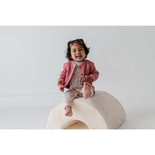 Knit Cardigan Pink - Cardigans - 3