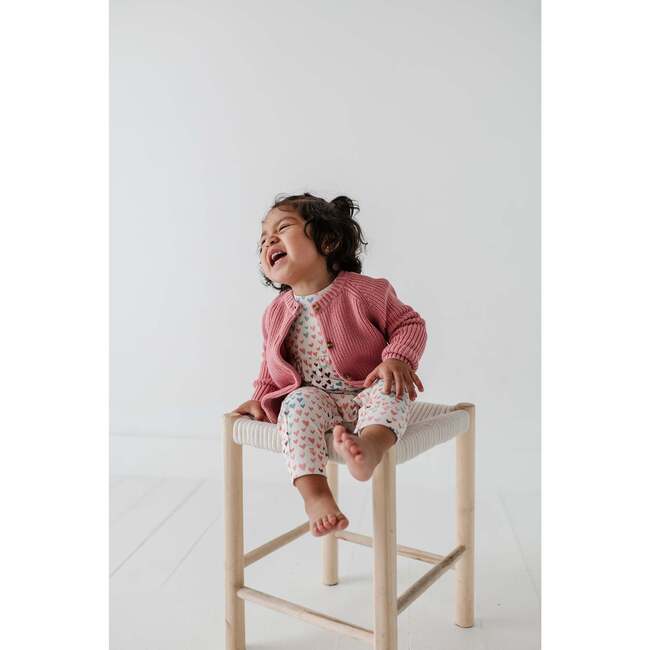 Knit Cardigan Pink - Cardigans - 6