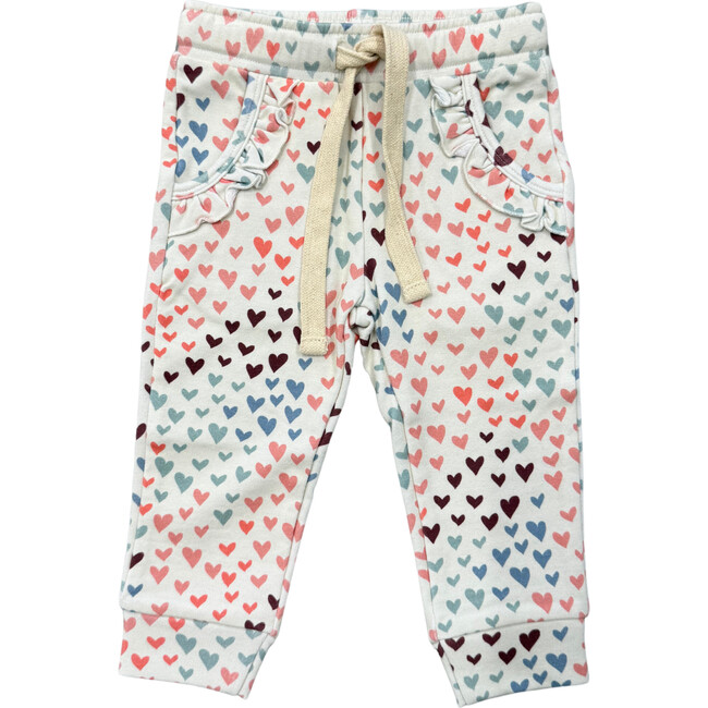 Girl's Joggers Rainbow Hearts