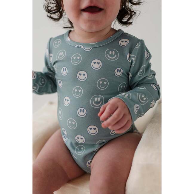 Baby Long Sleeve Bodysuit Heart Eyes - Onesies - 5