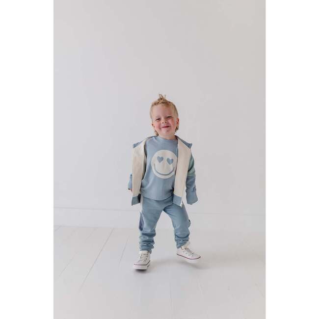 Long Sleeve Track Set Dusty Blue - Mixed Apparel Set - 5