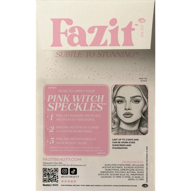 Pink Witch Speckles Makeup Patches - Makeup Kits & Beauty Sets - 3