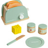 Little Chef Frankfurt Wooden Toaster Play Kitchen Accessories, Green - Play Food - 2 - thumbnail
