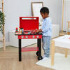 Little Helper Backyard BBQ Play Stand Play Kitchen, Red - Play Kitchens - 2 - thumbnail
