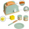 Little Chef Frankfurt Wooden Toaster Play Kitchen Accessories, Green - Play Food - 5 - thumbnail