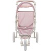 Olivia's Little World Doll Jogging-Style Stroller, Pink/Cream/Gray - Doll Accessories - 4 - thumbnail