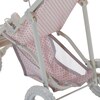 Olivia's Little World Doll Jogging-Style Stroller, Pink/Cream/Gray - Doll Accessories - 5 - thumbnail