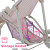 Olivia's Little World Doll Jogging-Style Stroller, Pink/Cream/Gray - Doll Accessories - 8 - thumbnail