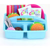 18" Doll Grill Caddy & Food Set, Light Blue - Doll Accessories - 2 - thumbnail
