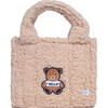 Sherpa Tote Bag with Matching Coin Purse, Teddy Bear - Bags - 1 - thumbnail