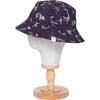 Reversible Glow-in-the-Dark Bucket Hat ,Dino Skeleton Bones - Hats - 5 - thumbnail