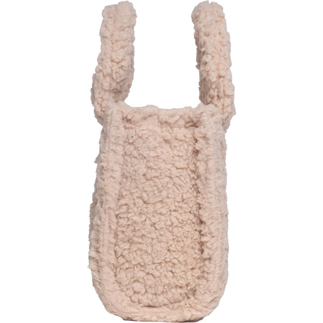 Sherpa Tote Bag with Matching Coin Purse, Teddy Bear