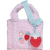 Sherpa Tote Bag with Matching Coin Purse, Strawberry - Bags - 4