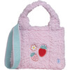 Sherpa Tote Bag with Matching Coin Purse, Strawberry - Bags - 5