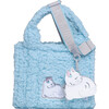 Sherpa Tote Bag with Matching Coin Purse, Sweet Cat - Bags - 4