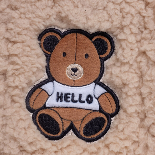 Sherpa Tote Bag with Matching Coin Purse, Teddy Bear - Bags - 6