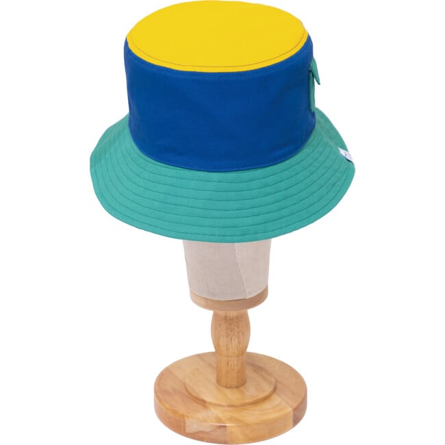 Reversible Bucket Hat ,Blue Smile - Hats - 3