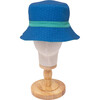 Reversible Bucket Hat ,Blue Smile - Hats - 4 - thumbnail