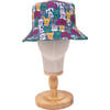 Reversible Bucket Hat , Pals in Print Collection: Walter & Friends - Hats - 4 - thumbnail