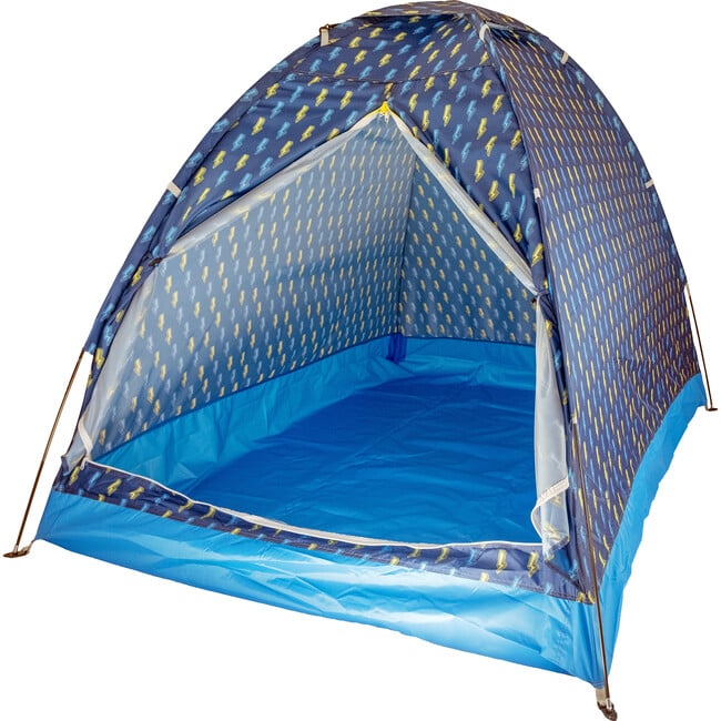 Indoor/Outdoor Camping Play Tent, Lightning Bolts - Play Tents - 1