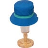 Reversible Bucket Hat ,Blue Smile - Hats - 6 - thumbnail