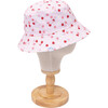Reversible Bucket Hat , Strawberries + Daisies - Hats - 5 - thumbnail