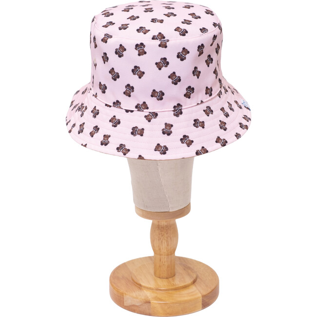 Reversible Bucket Hat, Pals in Print Collection: Teddy Bears - Hats - 6