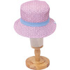 Reversible Bucket Hat, Pink Smile - Hats - 6 - thumbnail