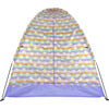 Indoor/Outdoor Camping Play Tent, Happy Daisy Stripes - Play Tents - 5 - thumbnail