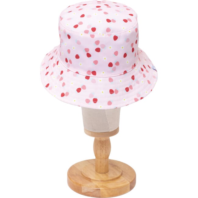 Reversible Bucket Hat , Strawberries + Daisies - Hats - 6