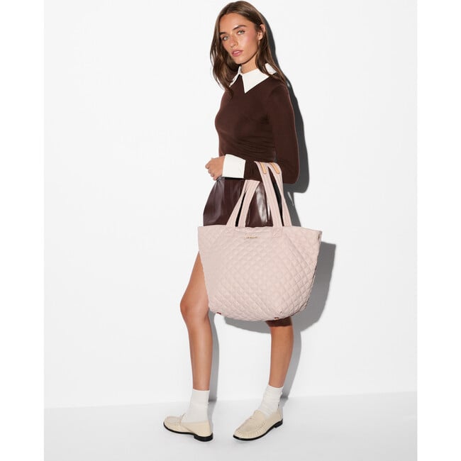 Medium Metro Tote Deluxe, City Pink - Bags - 5
