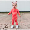 Pink Checked Out 2 Piece Pajama Set - Pajamas - 2 - thumbnail