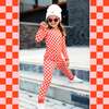 Pink Checked Out 2 Piece Pajama Set - Pajamas - 3 - thumbnail