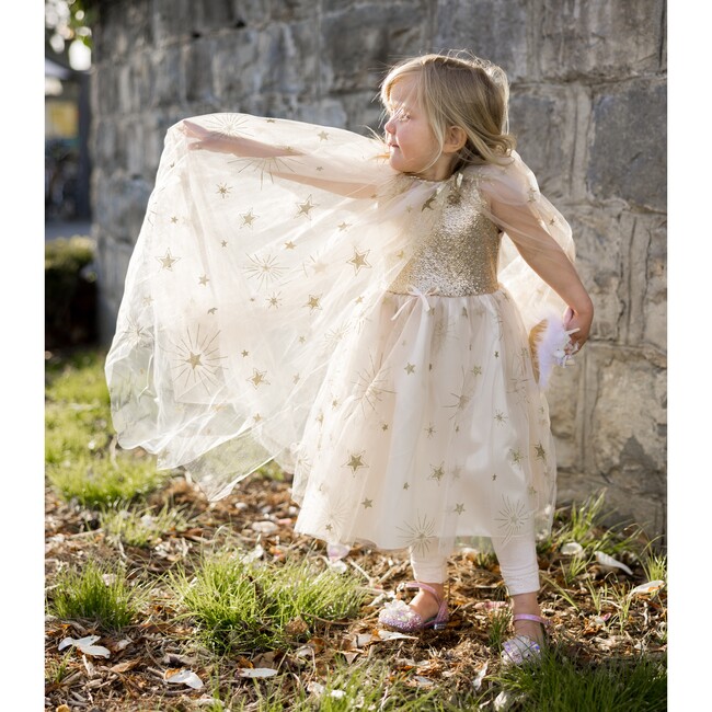Glam Party Gold Cape, Size 4-6